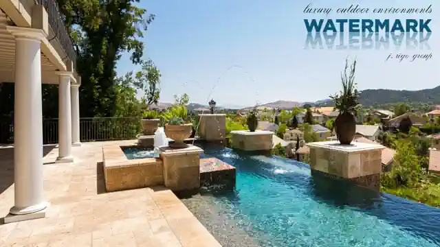 Watermark Outdoor Landscape Saratoga, California